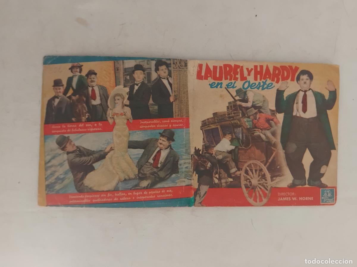 Cine: PROGRAMA DE CINE DOBLE LAUREL Y HARDY EN EL OESTE. CINE ESPA&Ntilde;OL ANTES ROYAL 1941.