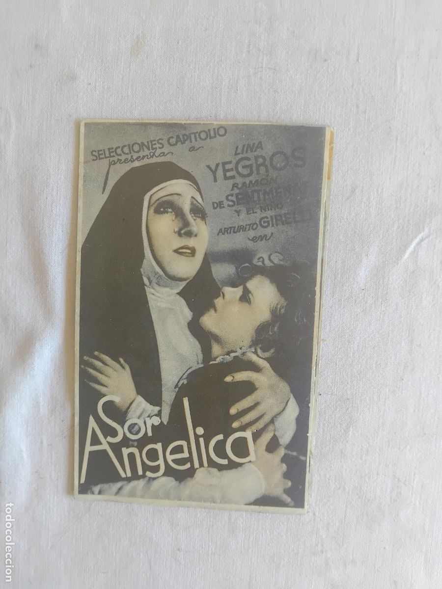 Cine: PROGRAMA DE CINE DOBLE SOR ANGELICA - LINA YEGROS