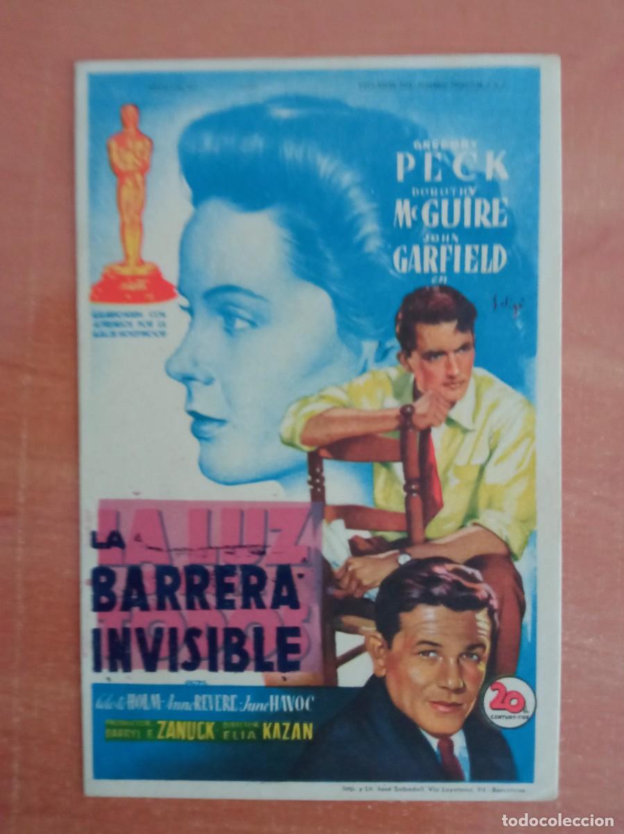 Cine: LA BARRERA INVISIBLE, GREGORY PECK, CINE HESPERIDES
