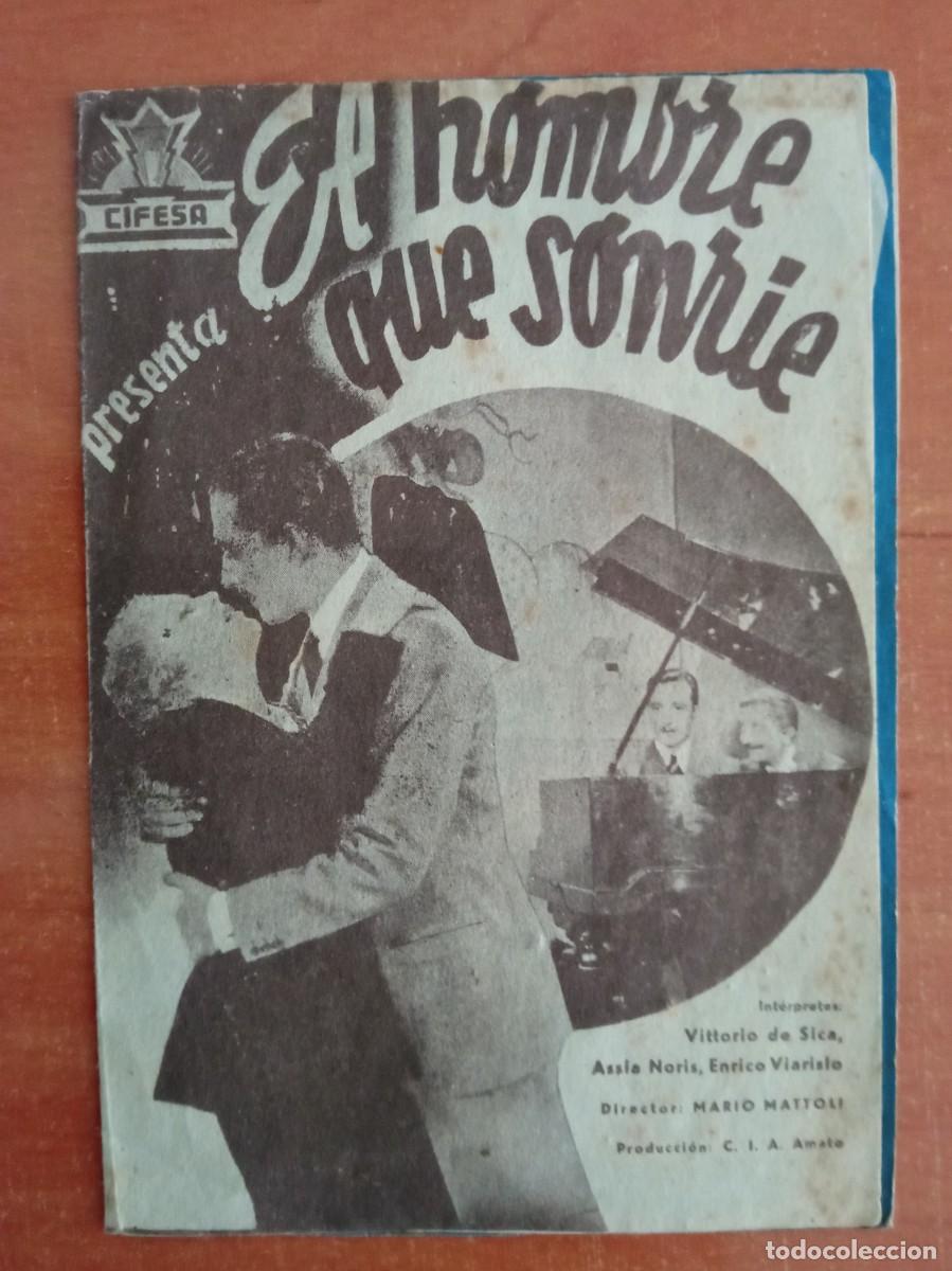 Cine: EL HOMBRE QUE SONR&Iacute;E, VITTORIO DE SICA, EL PEQUE&Ntilde;O, 13,5 X 9,5 CM CERADO,