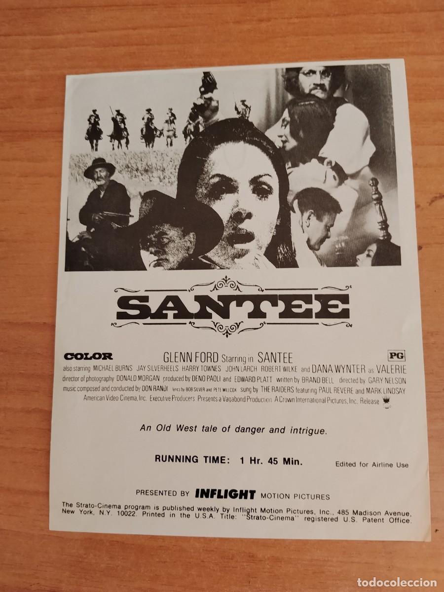 Cine: TURQU-PROGRAMA DE LA PELICULA --SANTA FE (13 balas)