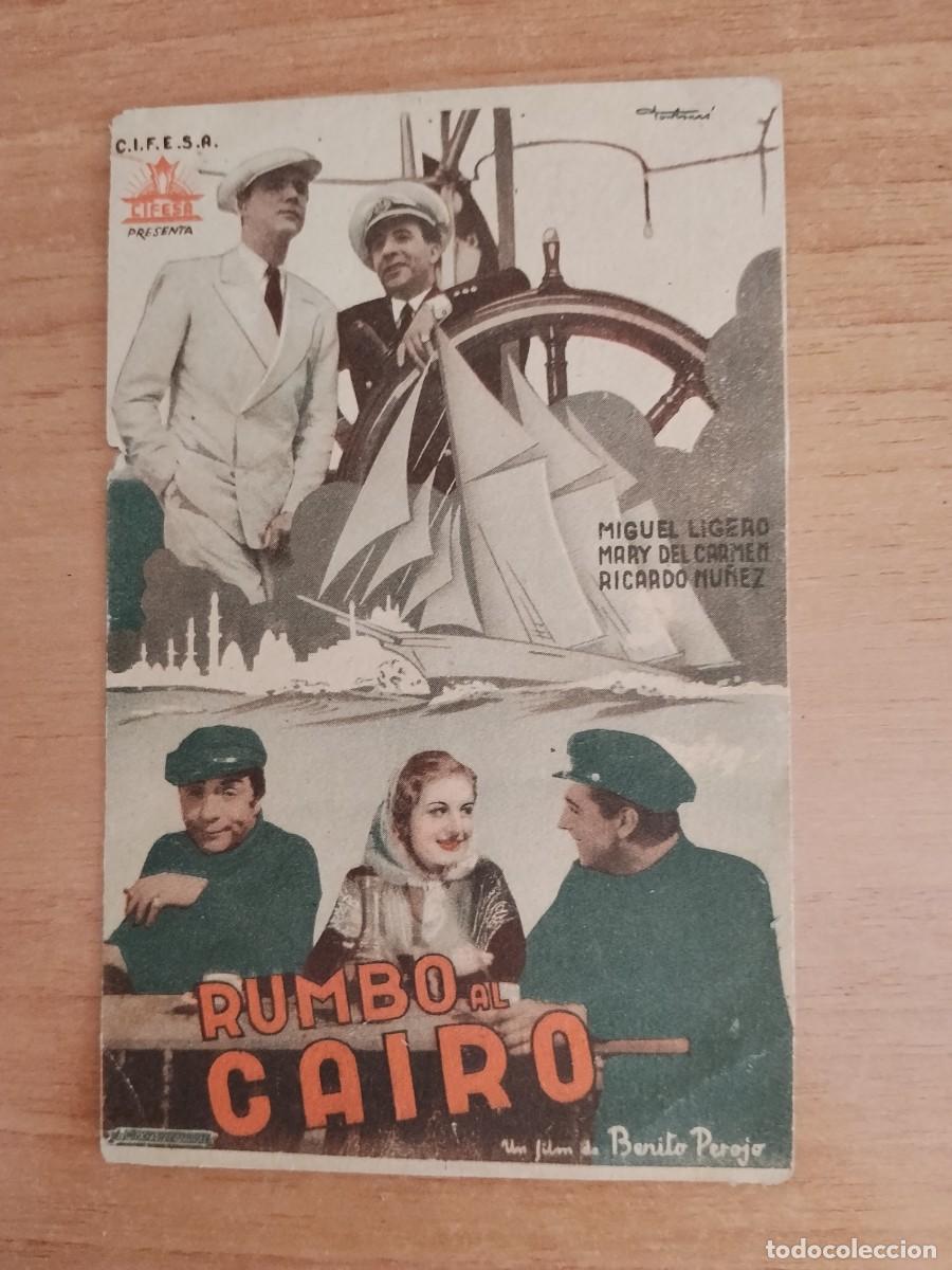 Cine: ROSA-PROGRAMA DE LA PELICULA --RUMBO AL CAIRO ct