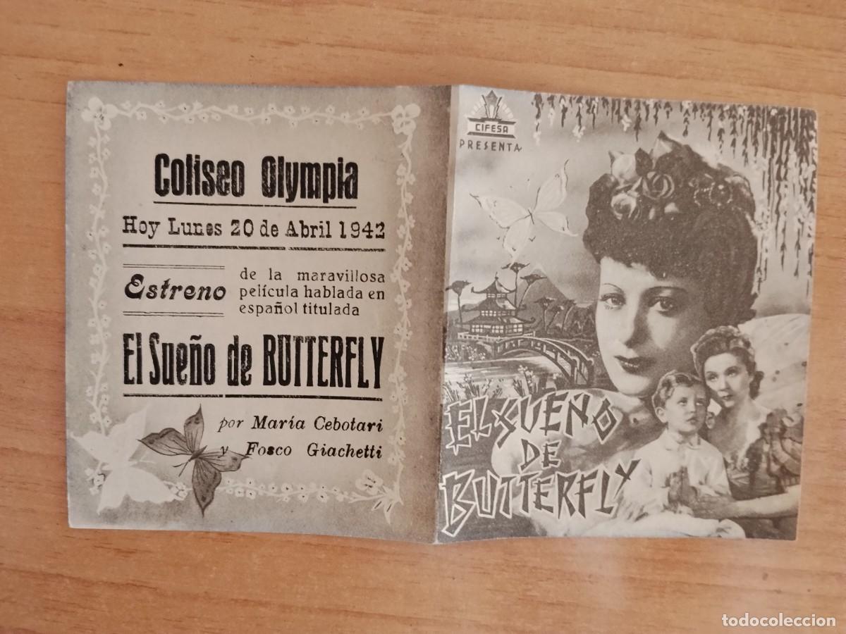Cine: TURQ-PROGRAMA DE LA PELICULA --EL SUE&Ntilde;O DE BUTTERFLY