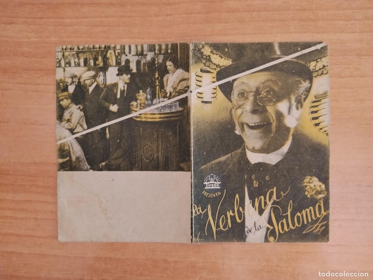 Cine: TURQ-PROGRAMA DE LA PELICULA --LA VERBENA DE LA PALOMA
