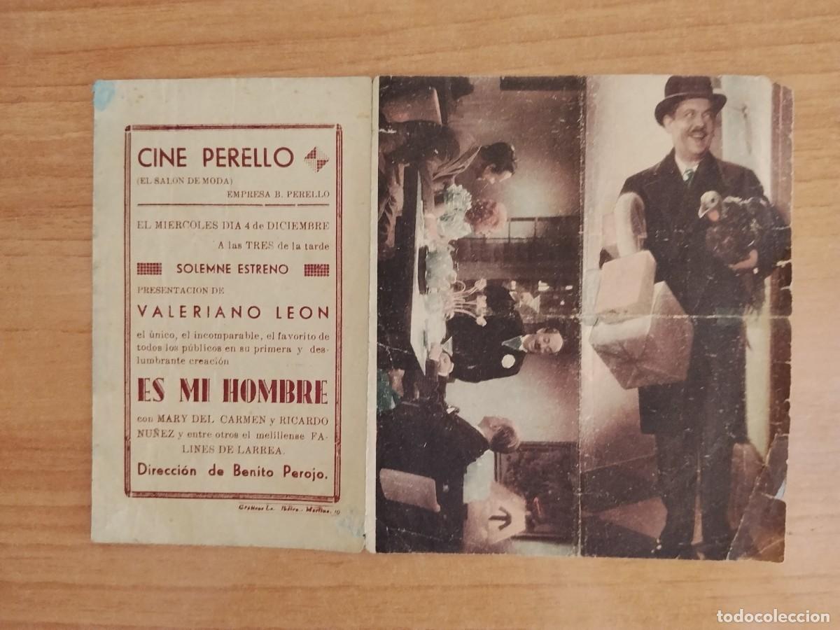 Cine: TURQ-PROGRAMA DE LA PELICULA --ES MI HOMBRE