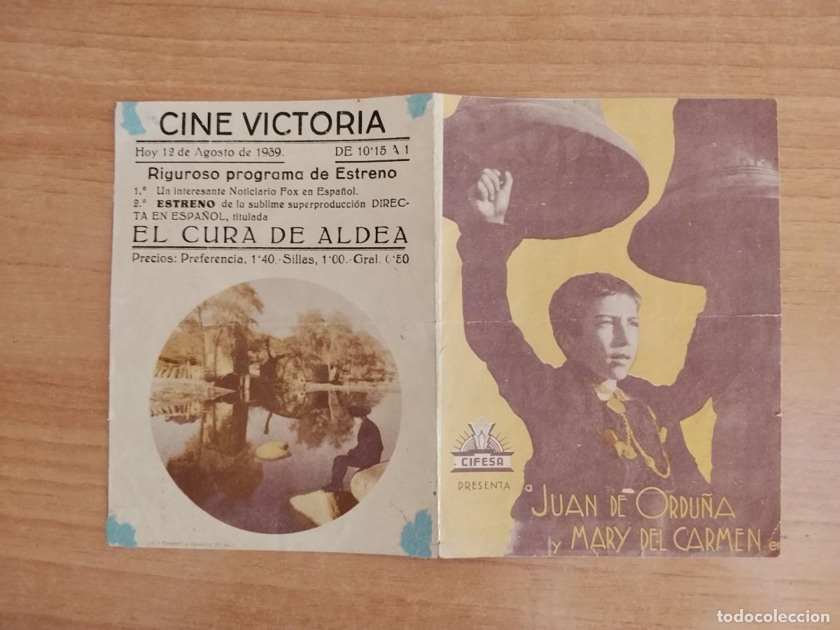 Cine: TURQ-PROGRAMA DE LA PELICULA --EL CURA DE LA ALDEA