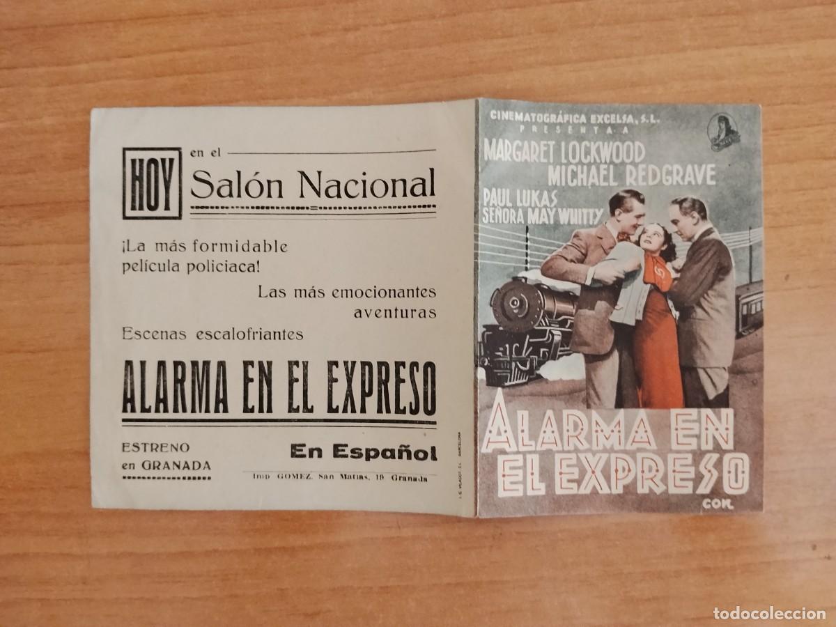 Cine: TURQ-PROGRAMA DE LA PELICULA --ALARMA EN EL EXPRESO