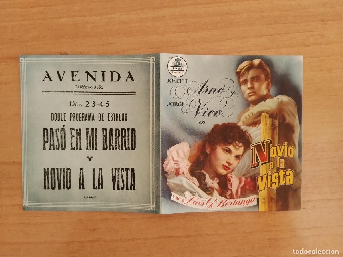 Cine: TURQ-PROGRAMA DE LA PELICULA --NOVIO A LA VISTA