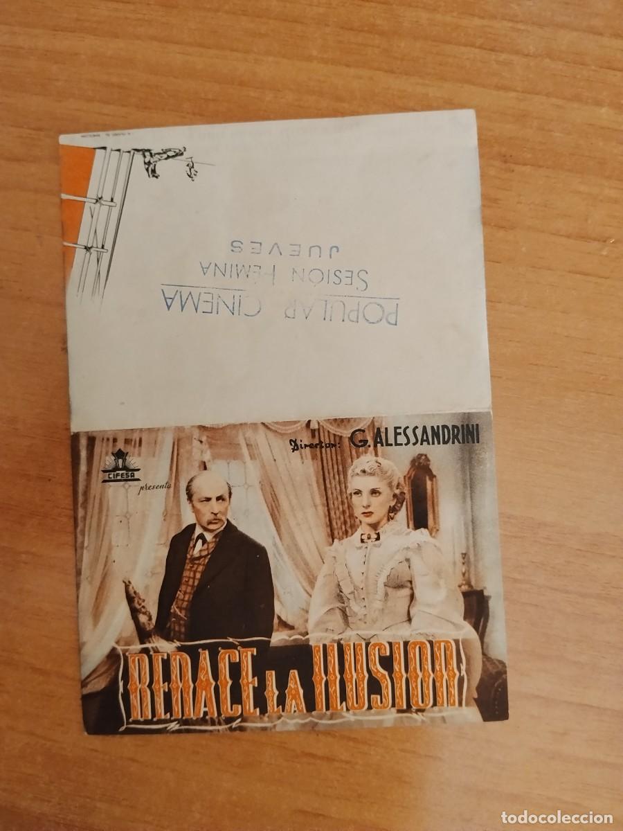 Cine: TURQ-PROGRAMA DE LA PELICULA --RENACE LA ILUSION