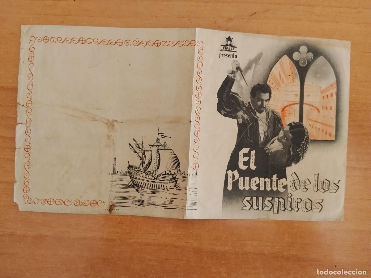 Cine: TURQ-PROGRAMA DE LA PELICULA --EL PUENTE DE LOS SUSPIROS