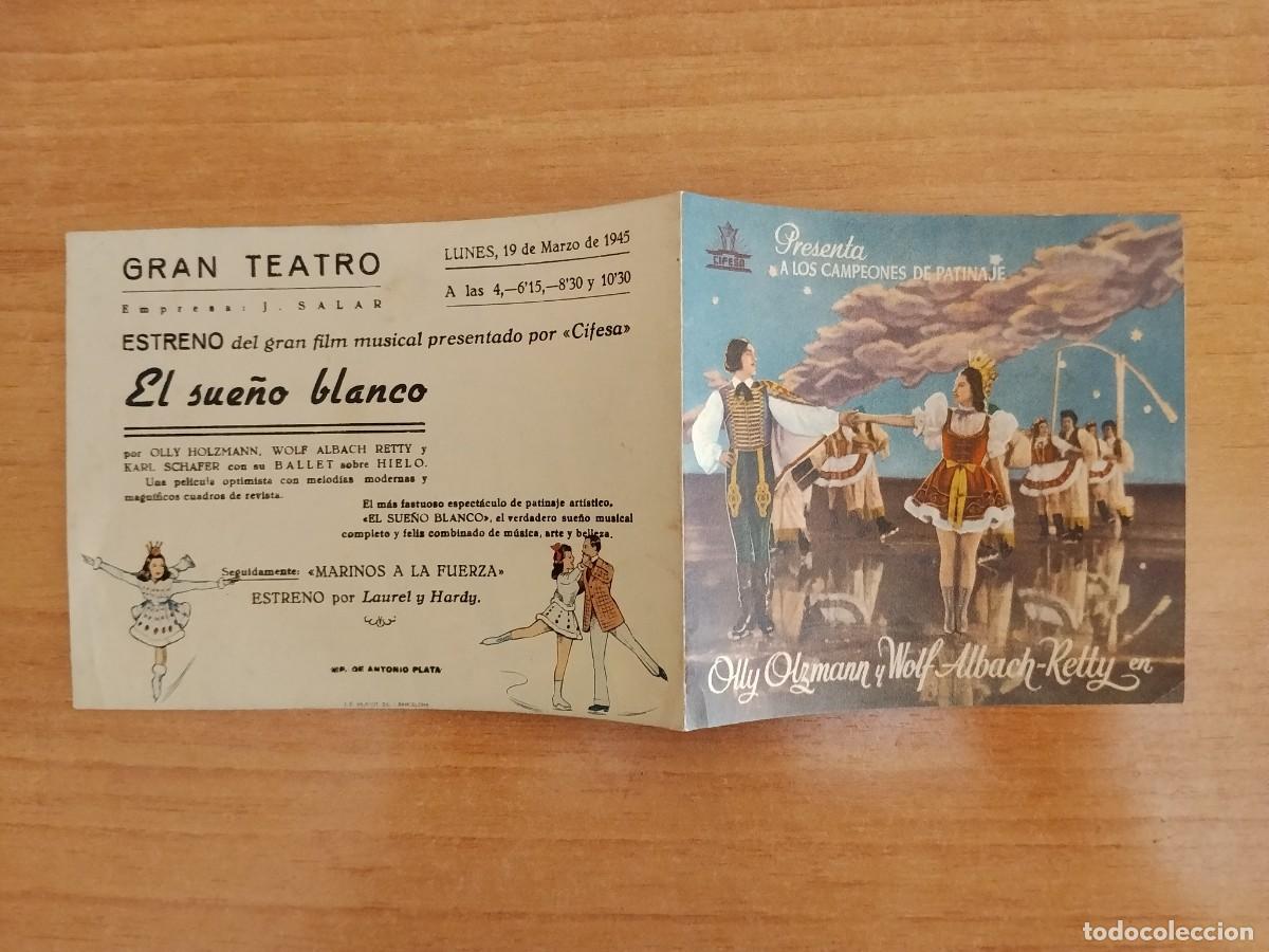Cine: TURQ-PROGRAMA DE LA PELICULA --EL SUE&Ntilde;O BLANCO