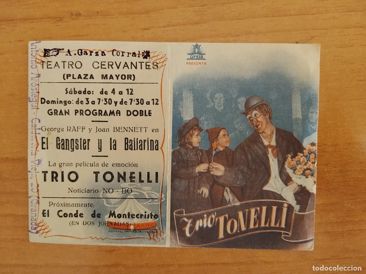 Cine: TURQ-PROGRAMA DE LA PELICULA --TRIO TONELLI