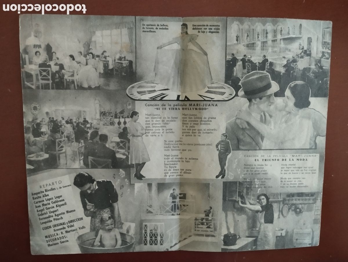 Cine: Folleto Programa de cine DOBLE - MARI JUANA - Foto 2