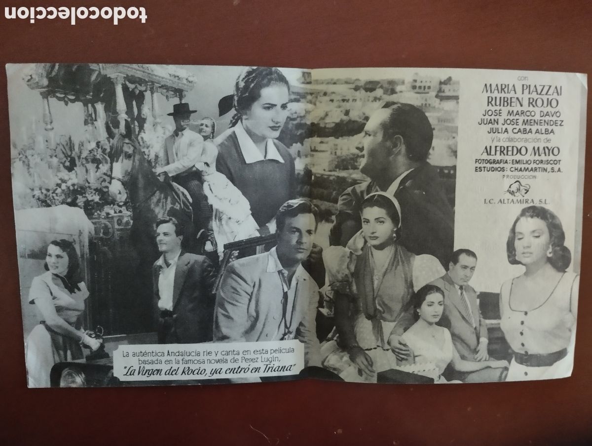Cine: Folleto Programa de cine DOBLE - SUCEDI&Oacute; EN SEVILLA - Foto 2