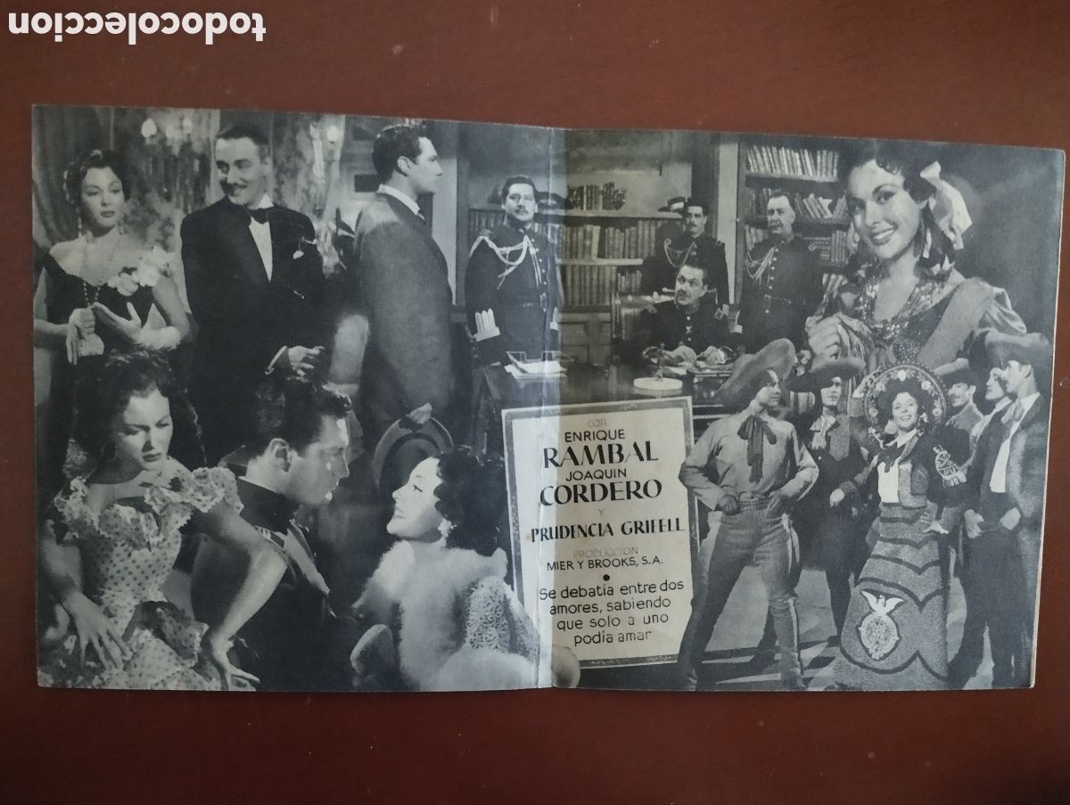 Cine: Folleto Programa de cine DOBLE - PRISIONERA DEL RECUERDO - Foto 2