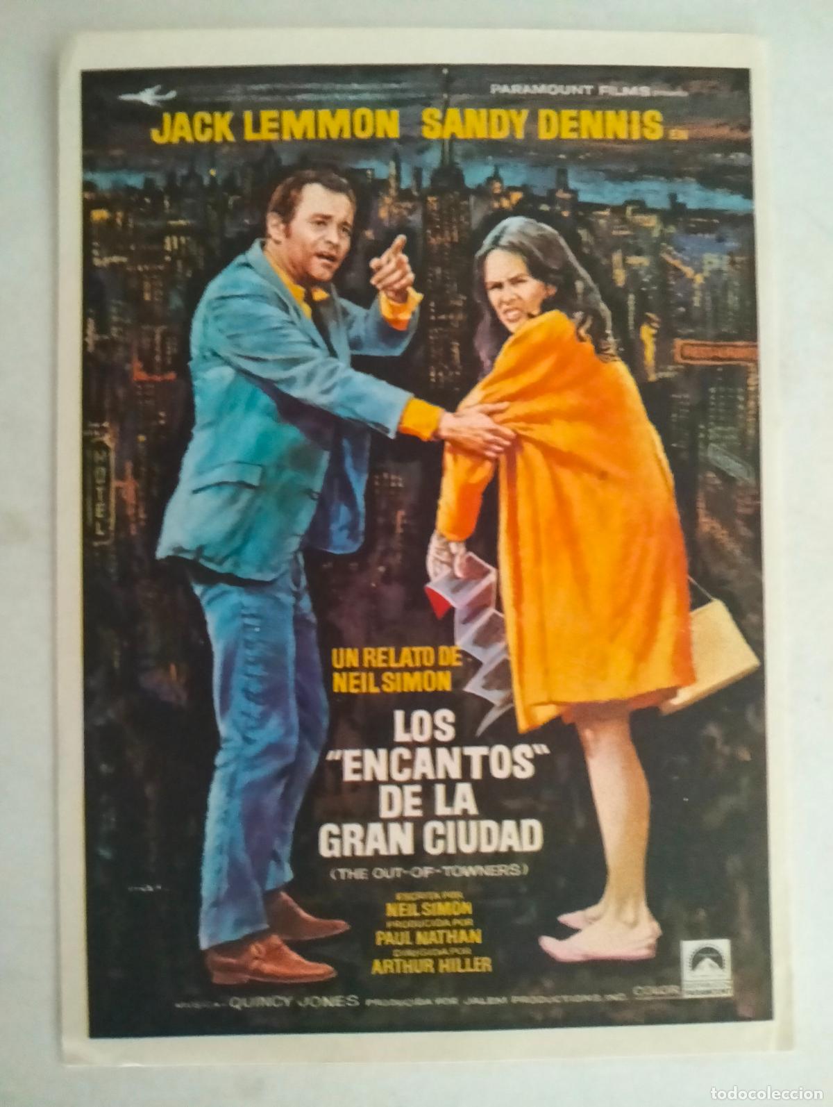 Cine: FOLLETO DE CINE, LOS ENCANTOS DE LA GRAN CIUDAD
