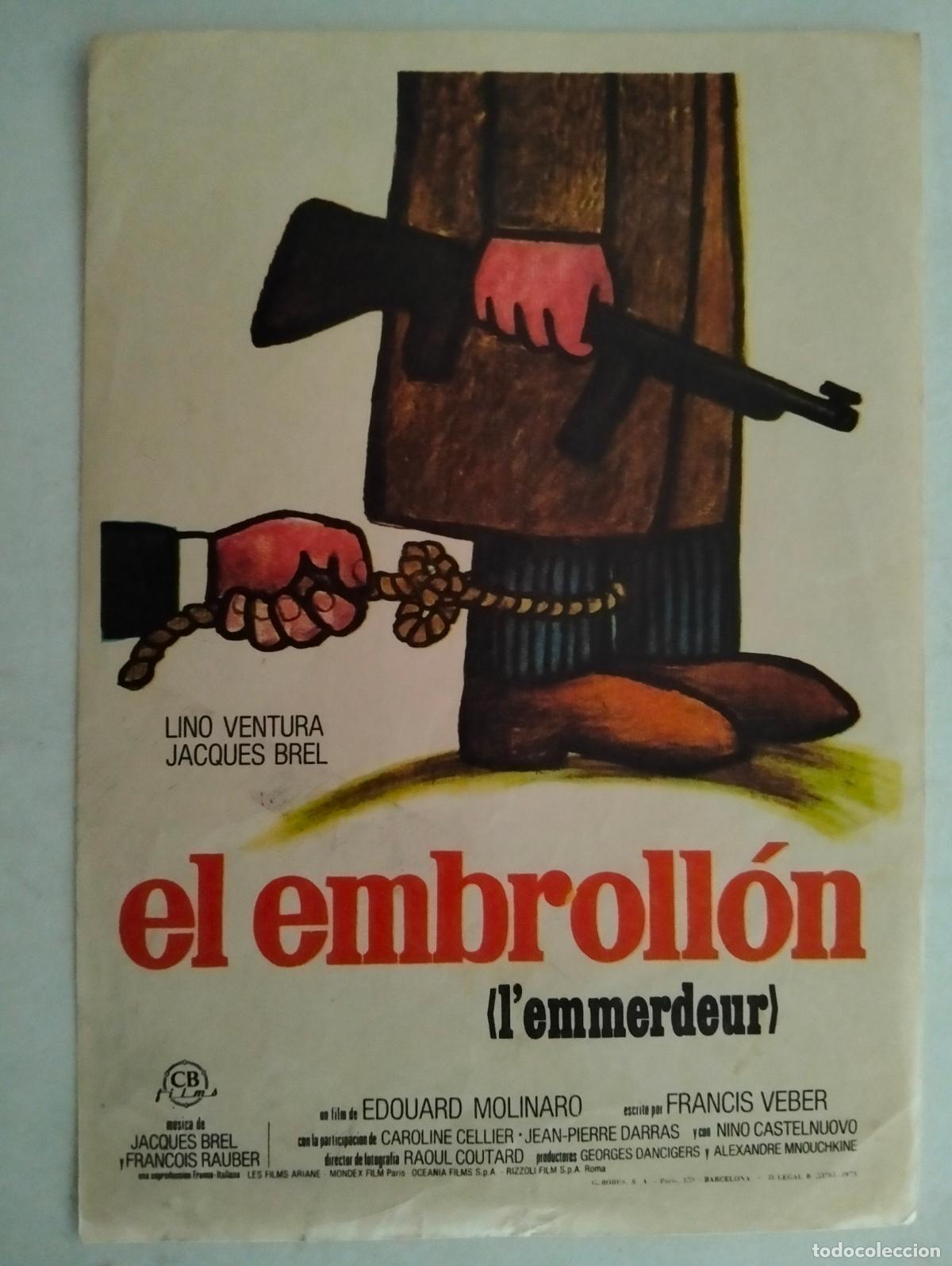 Cine: FOLLETO DE CINE, EL EMBROLLON