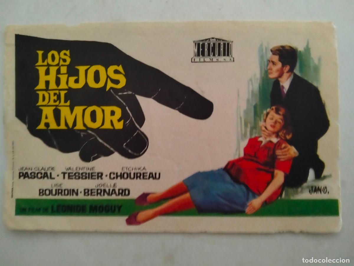 Cinema: FOLLETO DE CINE, LOS HIJOS DEL AMOR