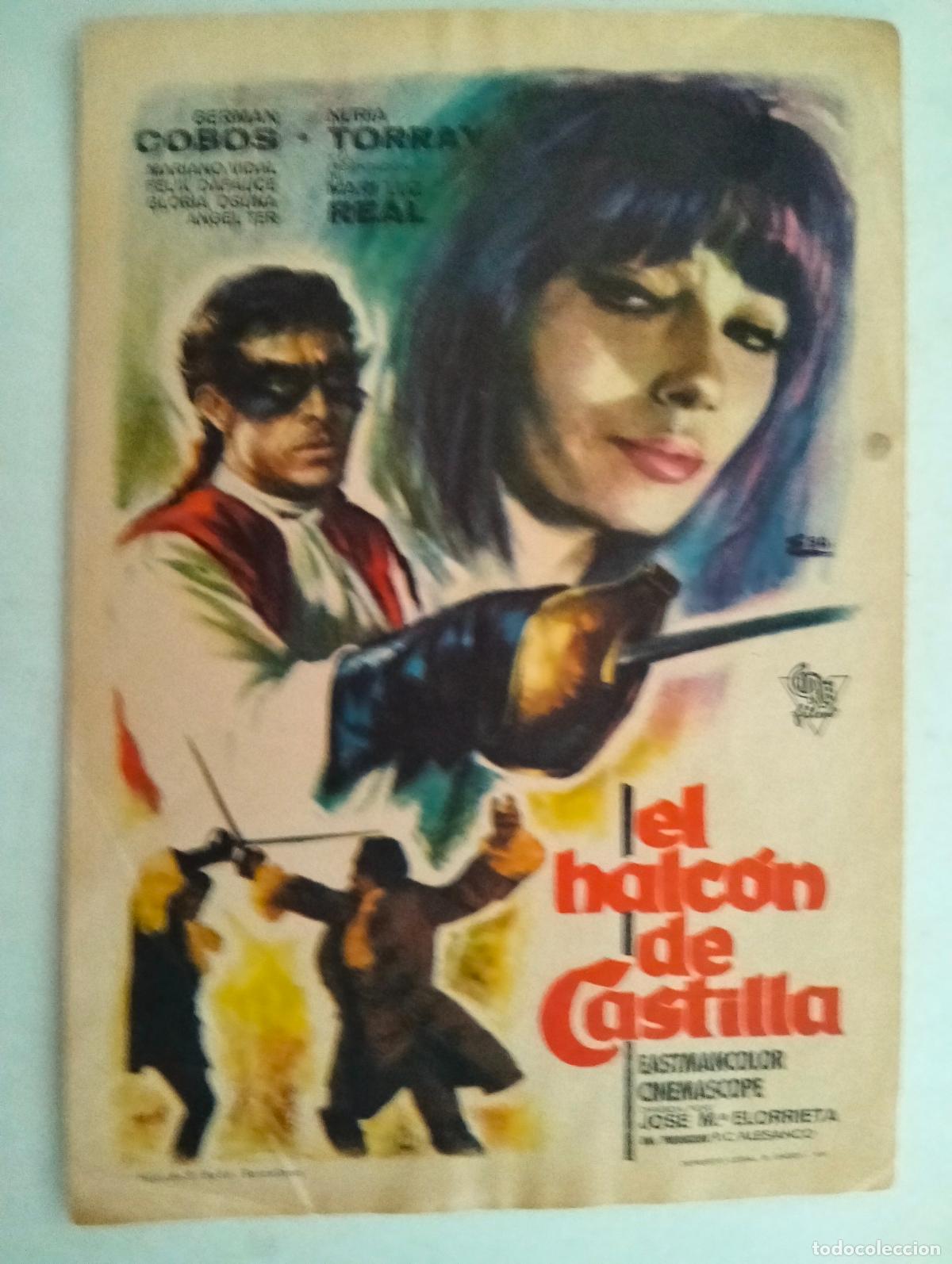 Cine: FOLLETO DE CINE, EL HALCON DE CASTILLA