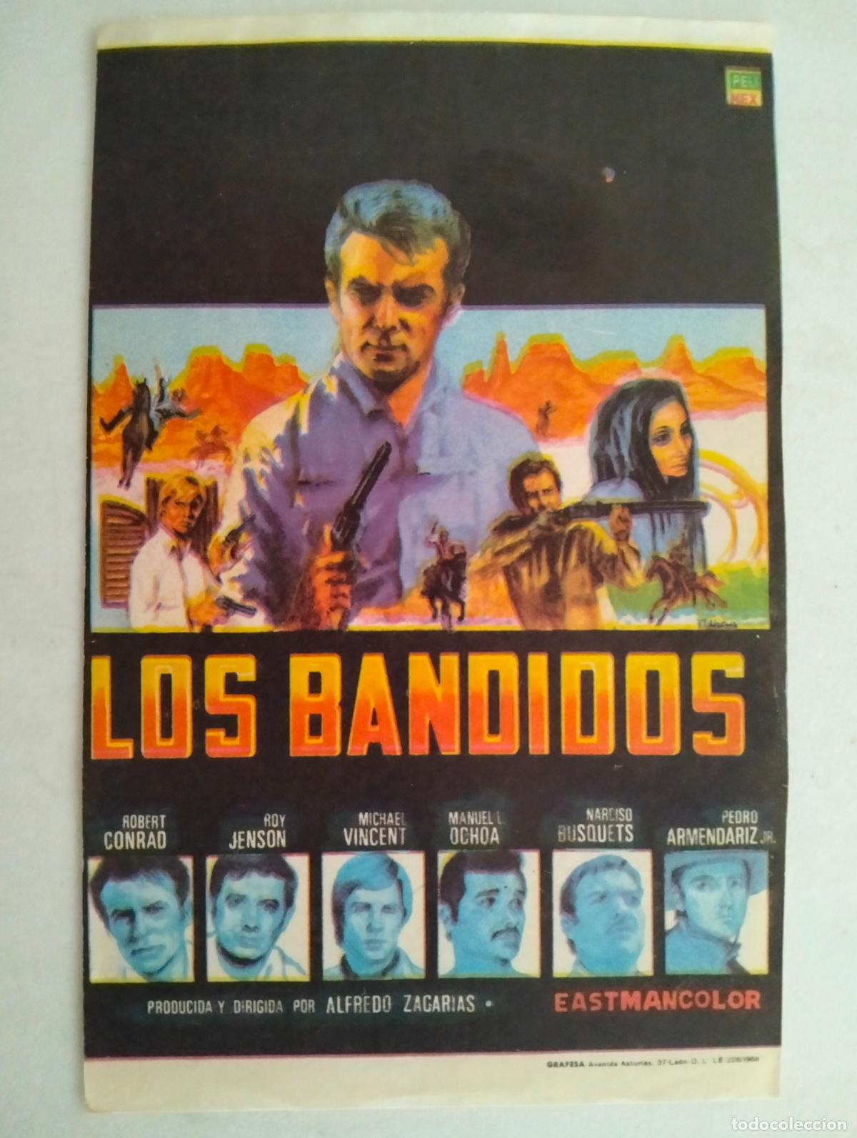 Cine: FOLLETO DE CINE, LOS BANDIDOS