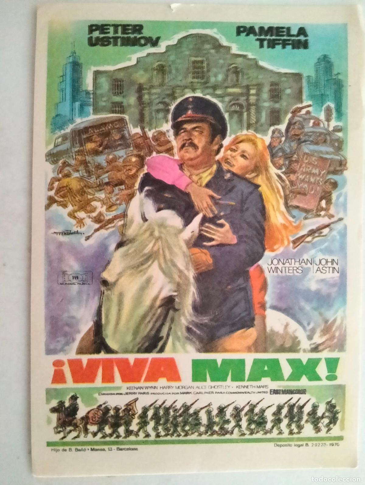 Cine: FOLLETO DE CINE, VIVA MAX
