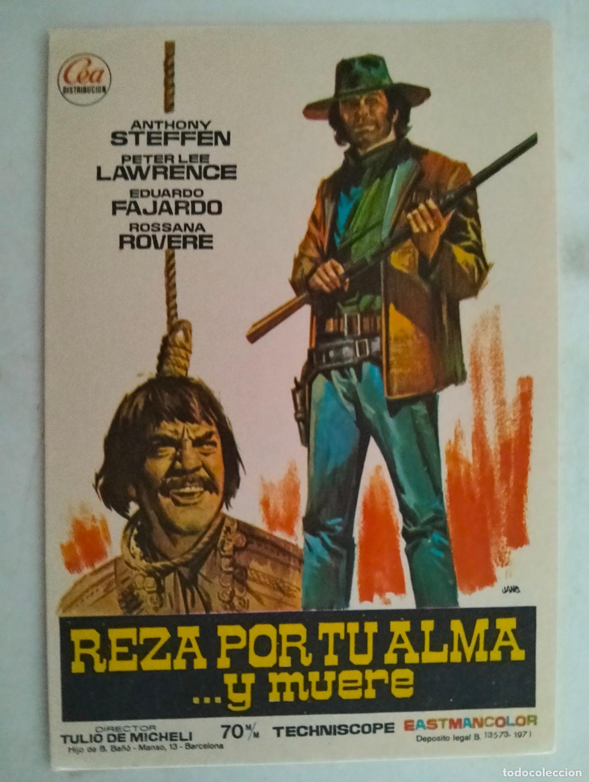 Cine: FOLLETO DE CINE, REZA POR TU ALMA Y MUERE