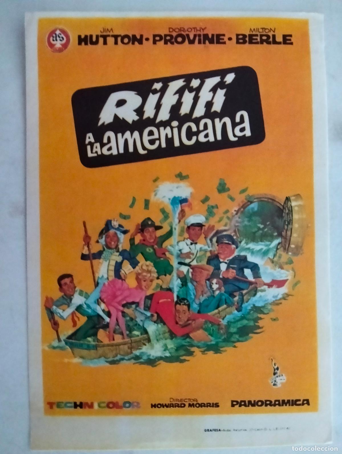 Cine: FOLLETO DE CINE, RIFIFI A LA AMERICANA