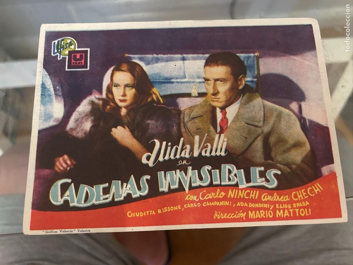 Cine: 1372 cadenas invisibles coliseo olimpia granada con publicidad buen estado