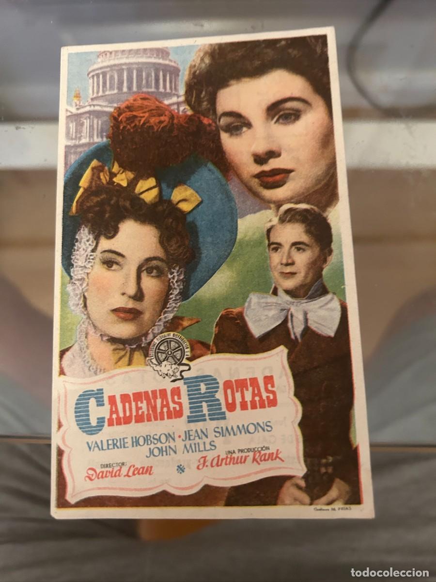 Cine: 1373 cadenas rotas gran teatro burgos con publidad buen estado