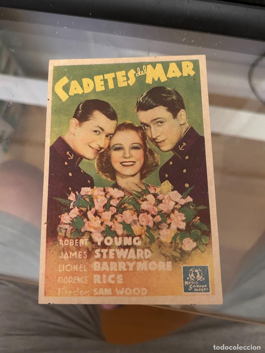 Cine: 1377 cadetes de mar cine goya vallecas madrid buen estado con publicidad