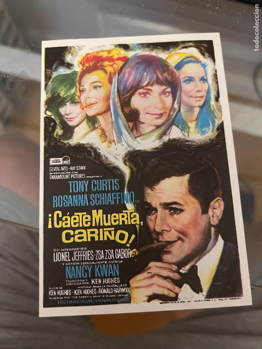Cine: 1380 &iexcl;caete muerta, cari&ntilde;o! sin publicidad buen estado tony curtis
