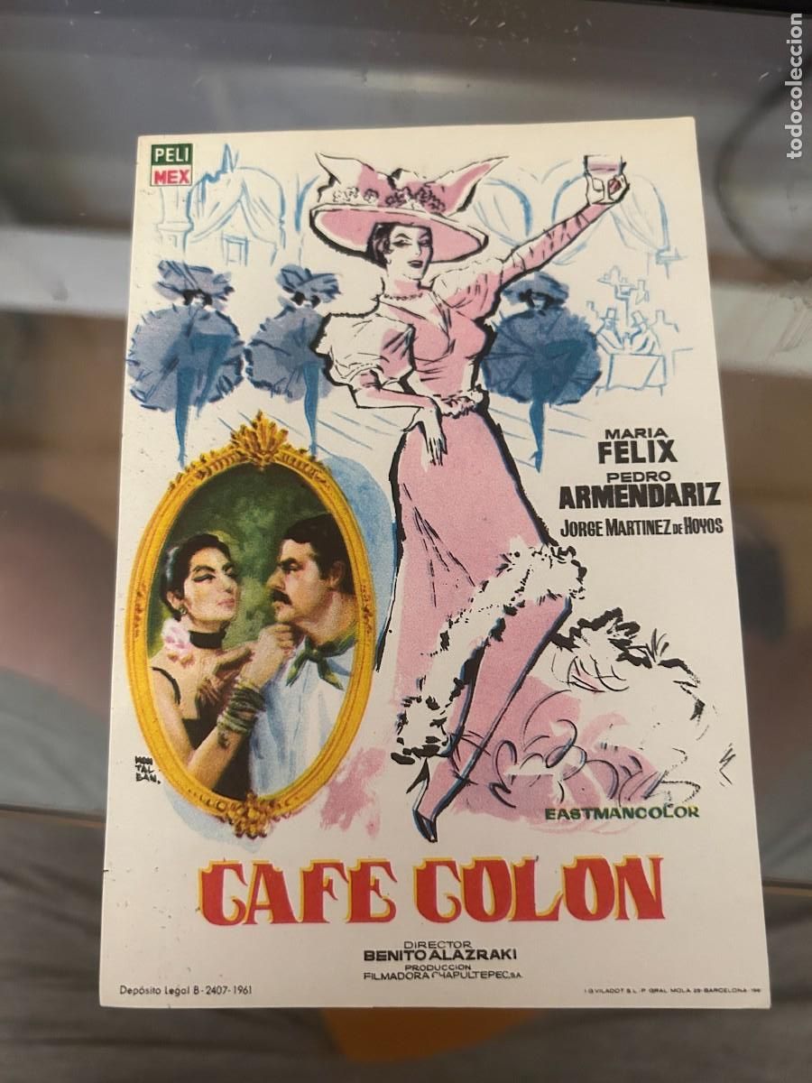 Cine: 1381 cafe colon sin publicidad buen estado