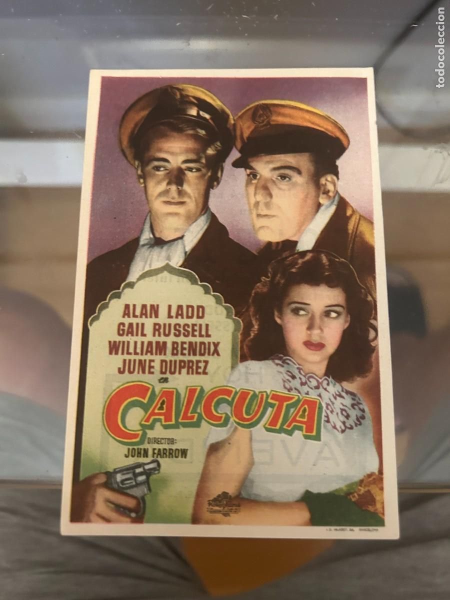 Cine: 1394 calcuta cine avenida ferrol con publicidad buen estado