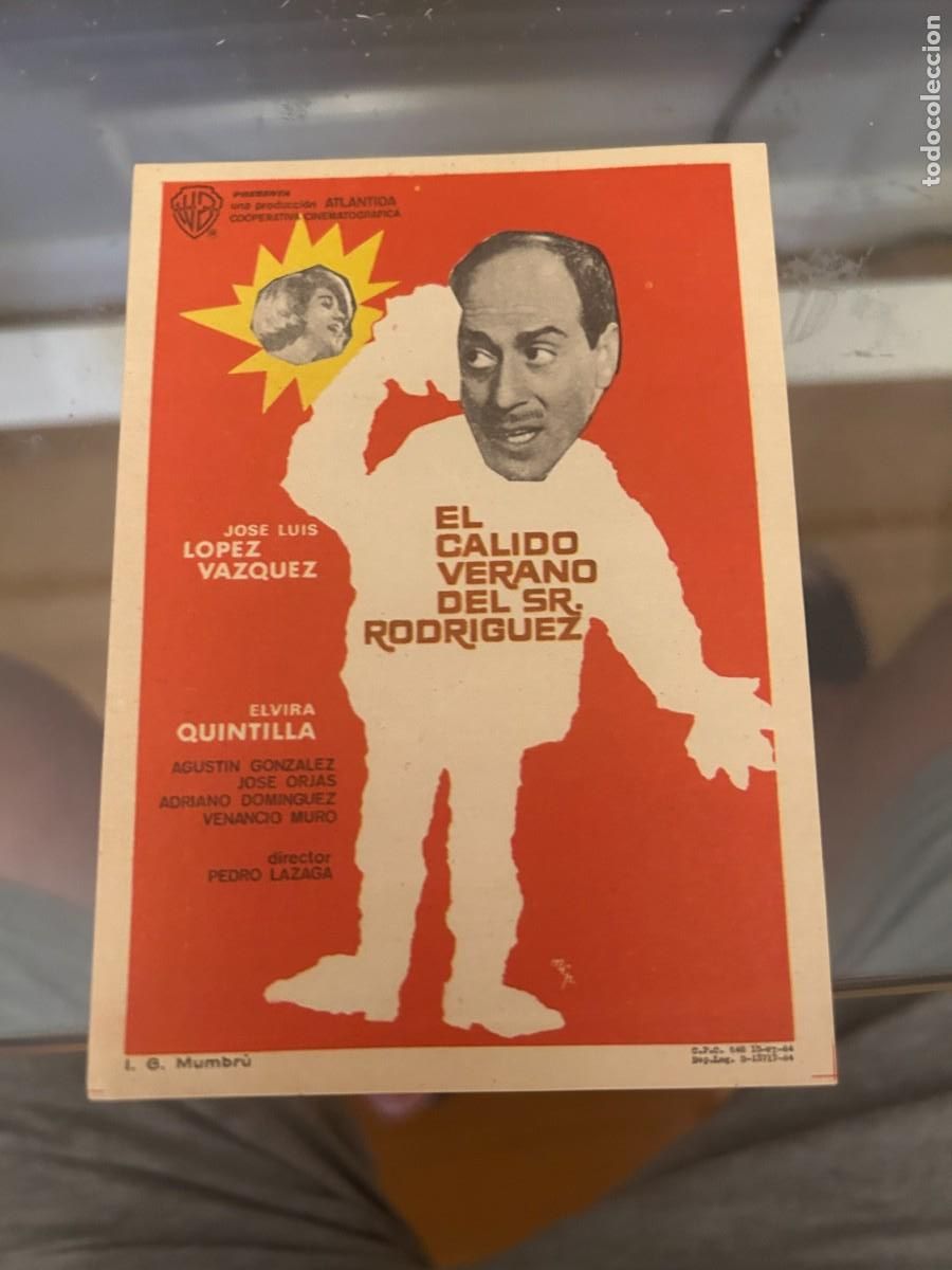 Cine: 1398 el calido verano del sr. rodriguez sin publicidad buen estado