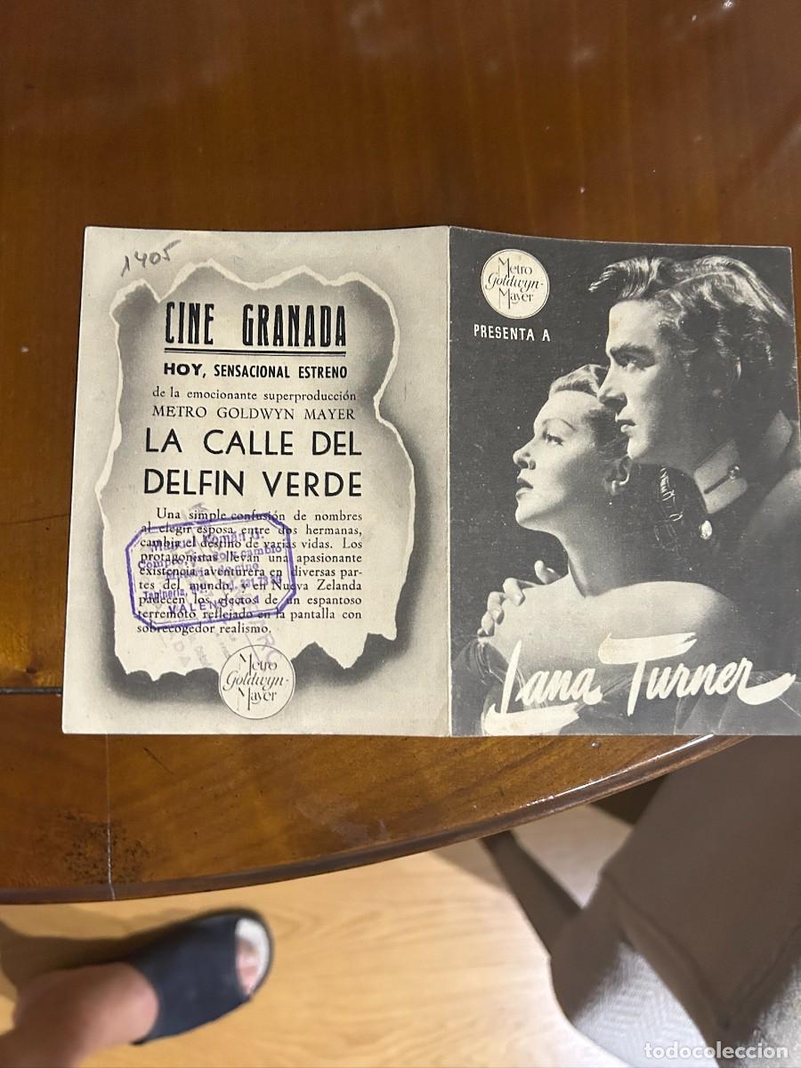 Cinema: 1405 la calle del delfin verde cine granada con publicidad buen estado