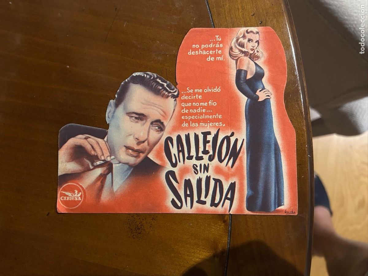 Cine: 1414 callejon sin salida gran teatro nacional melilla buen estado con publicidad