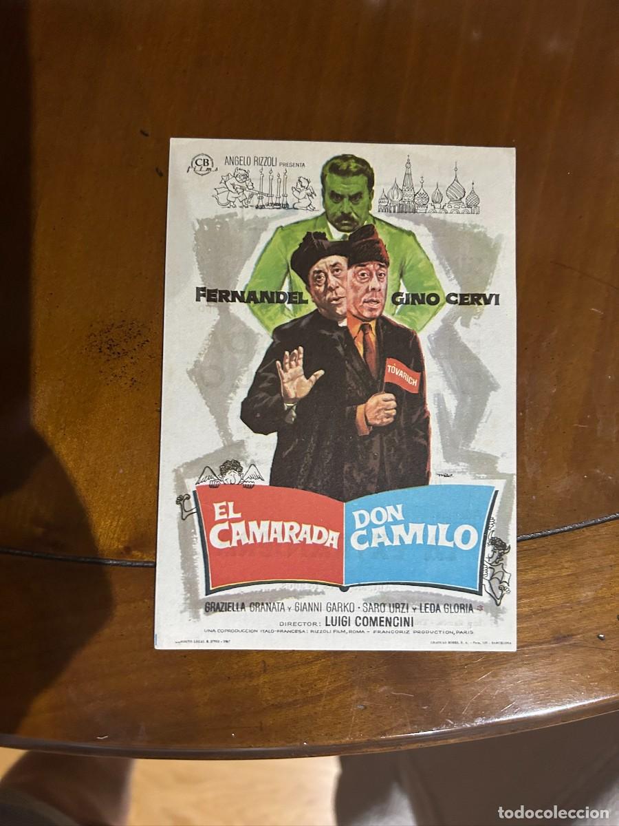 Cine: 1428 el camarada don camilo cine coliseum tarragona con publicidad buen estado