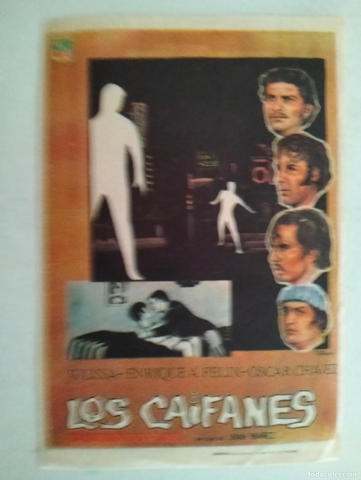 Cine: FOLLETO DE CINE, LOS CAIFANES