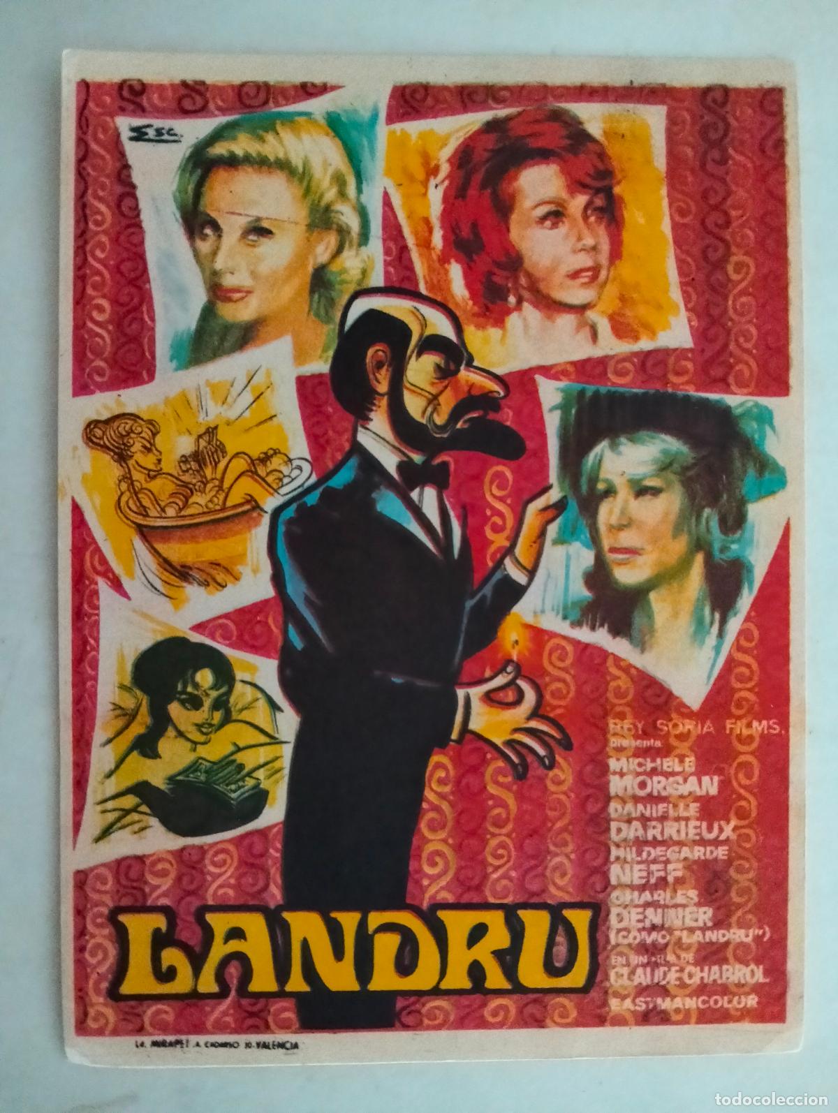Cine: FOLLETO DE CINE, LANDRU