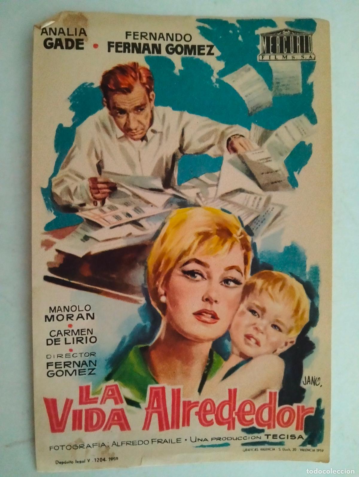 Cine: FOLLETO DE CINE, LA VIDA ALREDEDOR