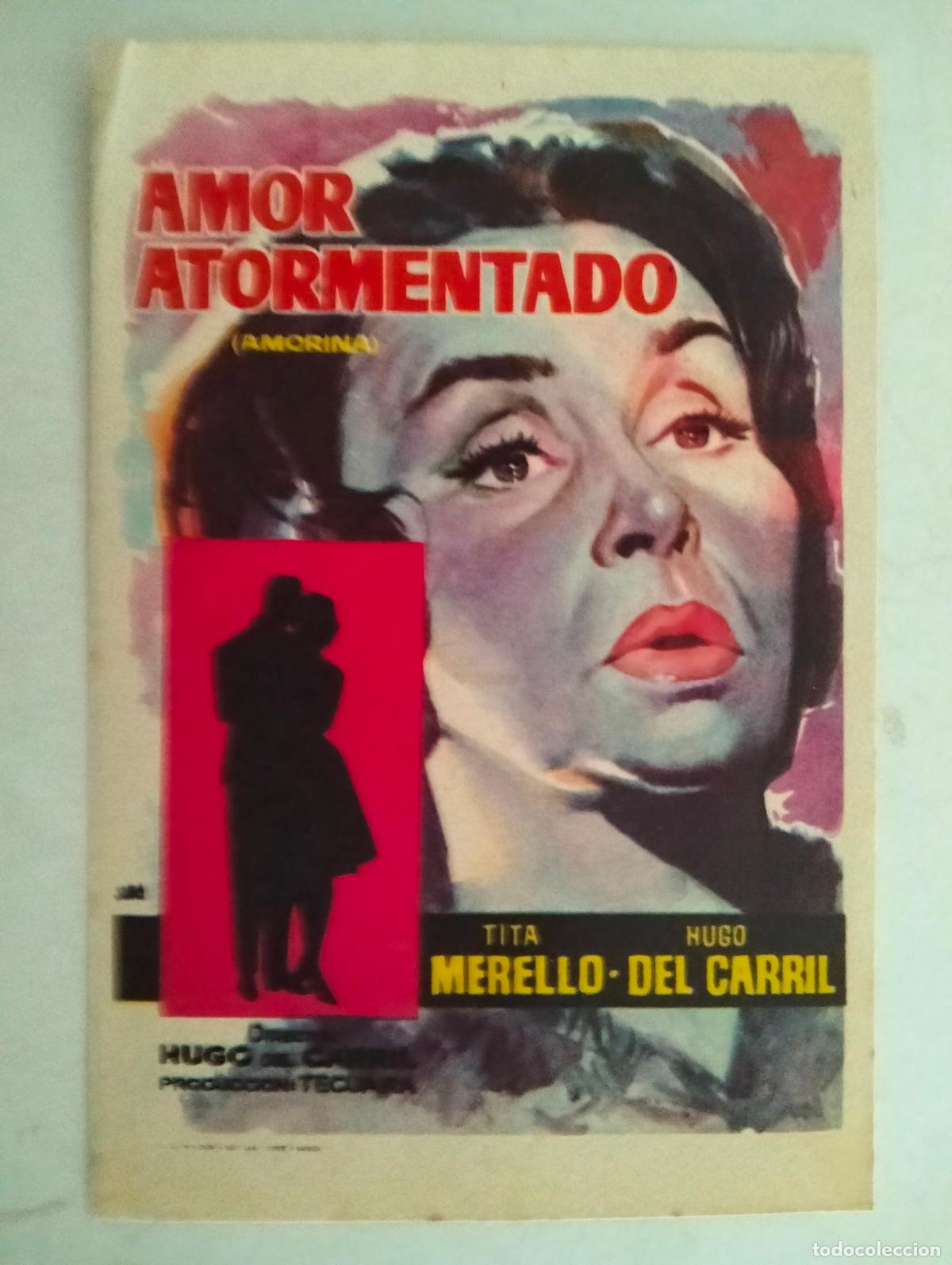 Cine: FOLLETO DE CINE, AMOR ATORMENTADO