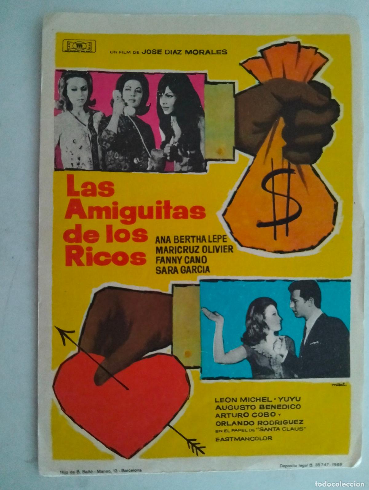 Cine: FOLLETO DE CINE, LAS AMIGUITAS DE LOS RICOS