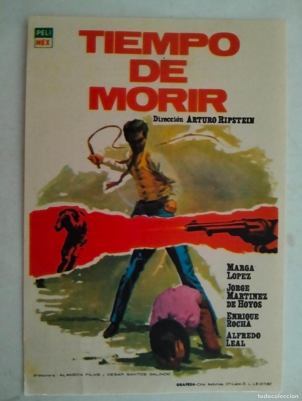 Cine: FOLLETO DE CINE, TIEMPO DE MORIR