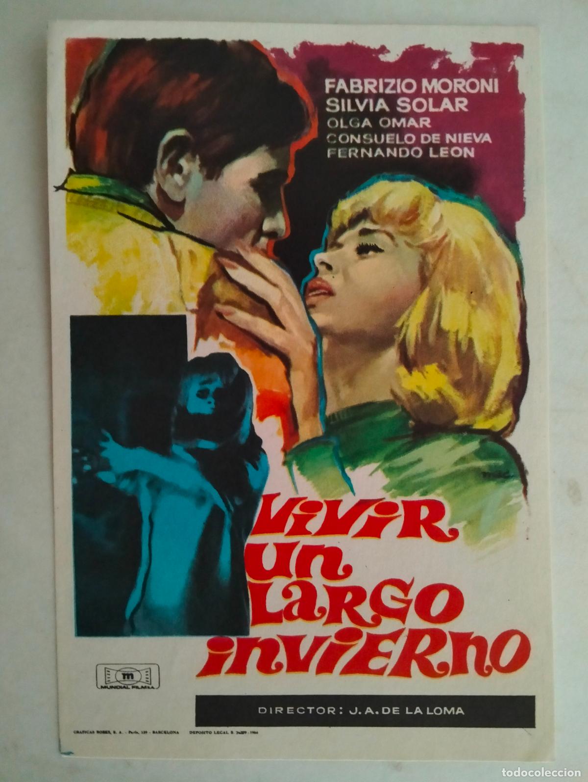 Cine: FOLLETO DE CINE, VIVIR UN LARGO INVIERNO