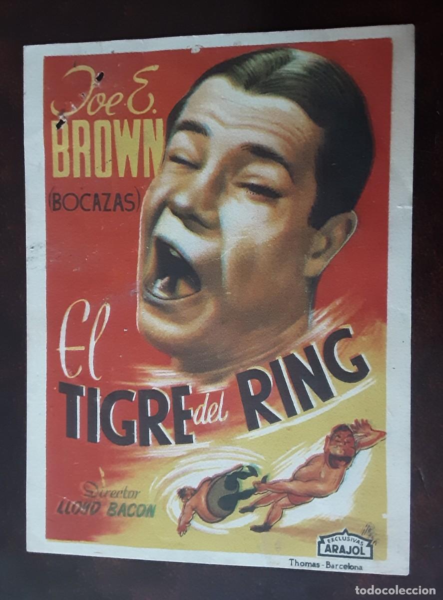 Cine: EL TIGRE DEL RING, JOE E. BROWN ( BOCAZAS).