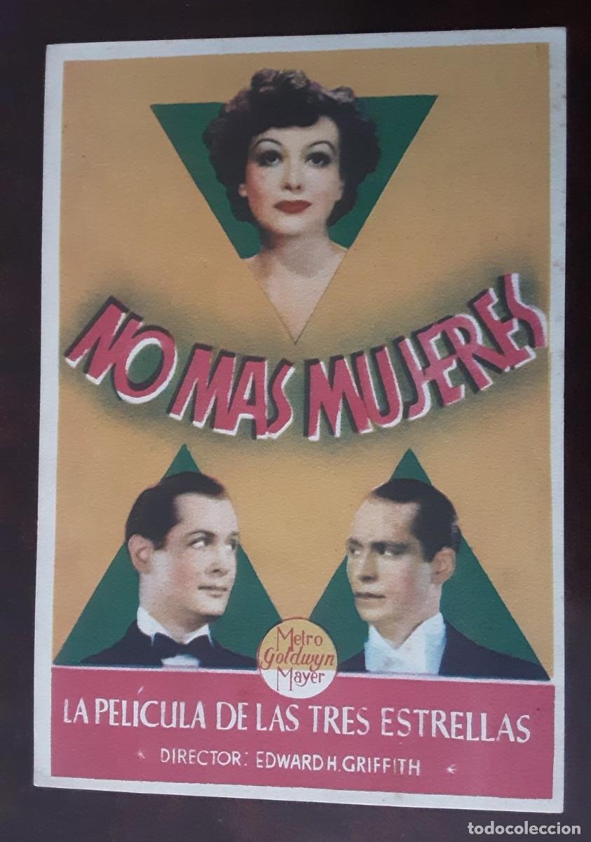 Cine: NO M&Aacute;S MUJERES, JOAN CRAWFORD, ROBERT MONTGOMERY, FRANCHOT TONE.