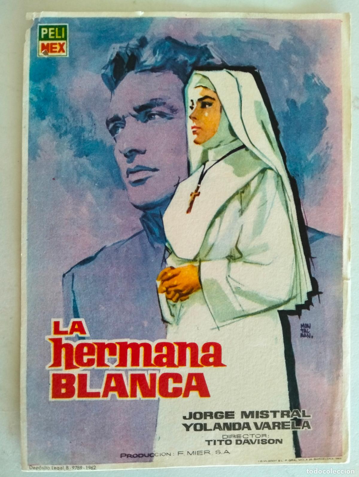 Cine: FOLLETO DE CINE, LA HERMANA BLANCA