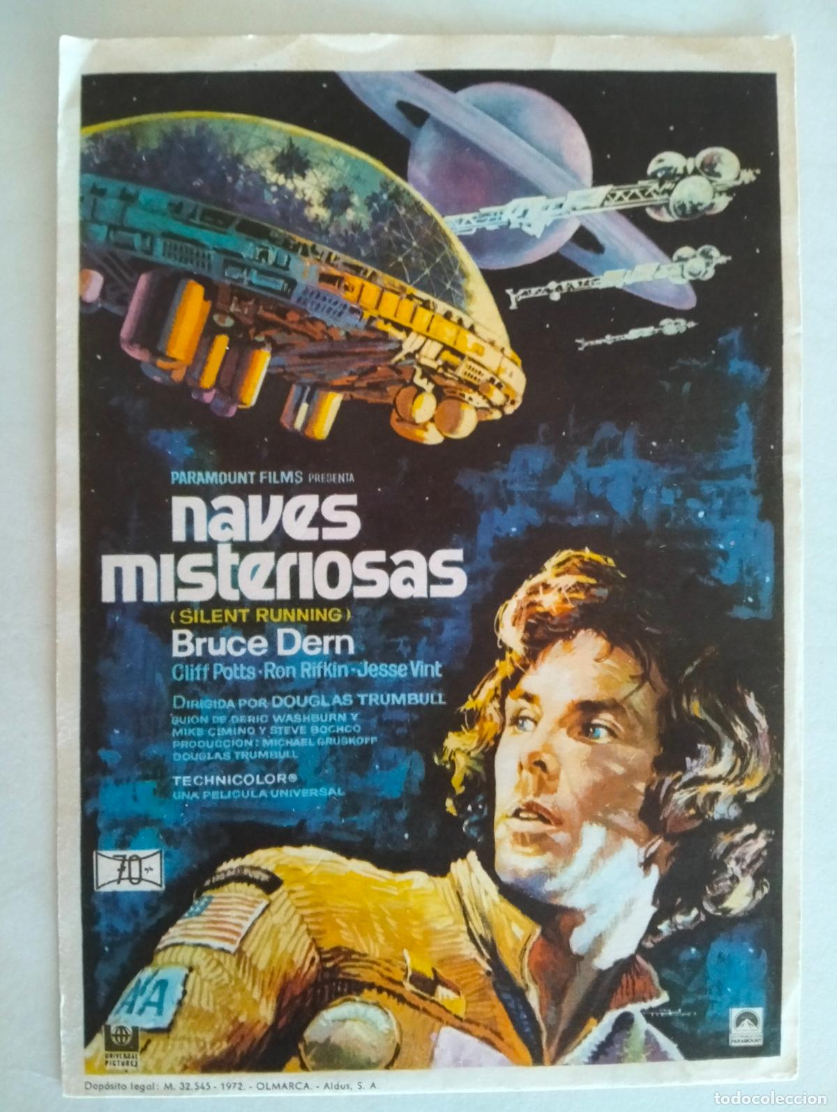 Cine: FOLLETO DE CINE, NAVES MISTERIOSAS