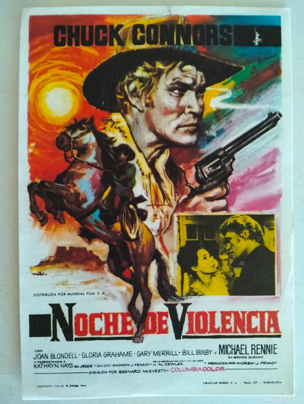 Kino: FOLLETO DE CINE, NOCHE DE VIOLENCIA