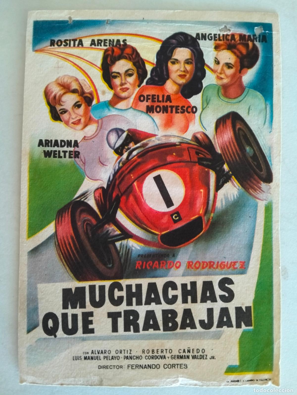 Cine: FOLLETO DE CINE, MUCHACHAS QUE TRABAJAN